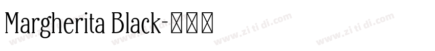 Margherita Black字体转换